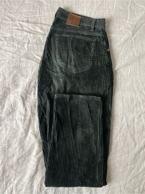Lee “Riveted” Men’s Dark Green Corduroy Jeans - Classic Fit